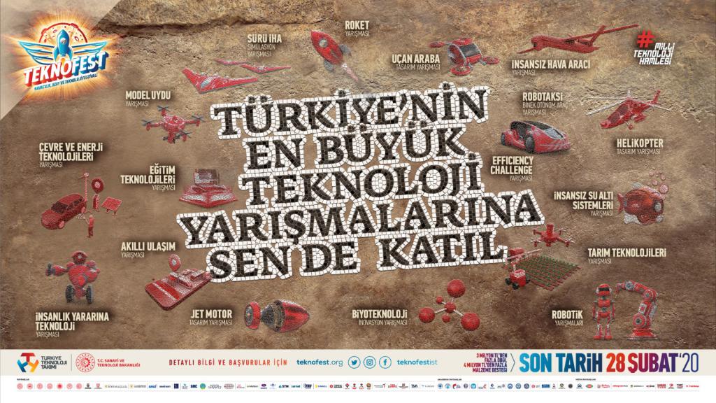 TEKNOFEST 2020 Teknoloji Yarışma Başvuruları Başladı!